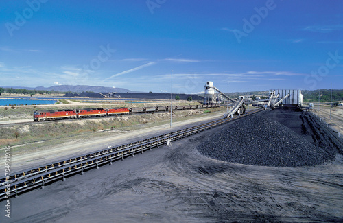 Coal mining in the  Hunter valley of New South Wales.
