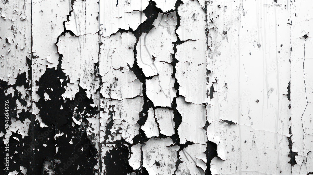 Obraz premium A dirty monochrome pattern portraying an old, worn surface.