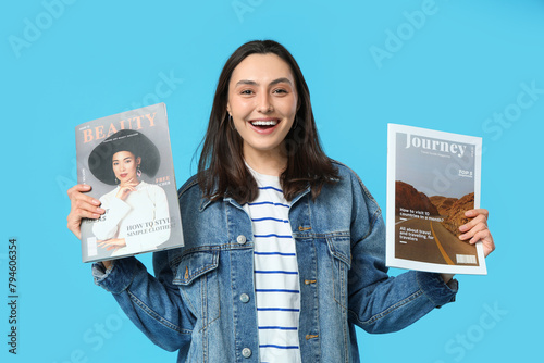 Beautiful young happy woman...