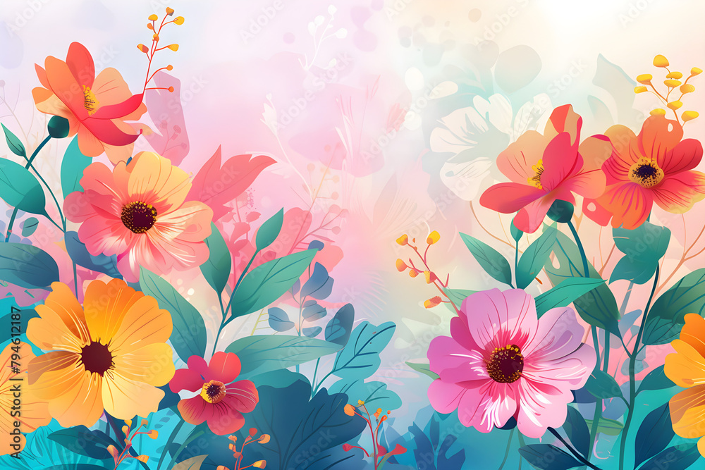 Colorful Spring Flowers