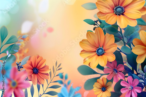 Colorful Spring Flowers © Sarah