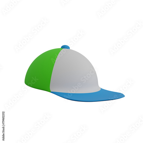 Baseball Cap 3D render