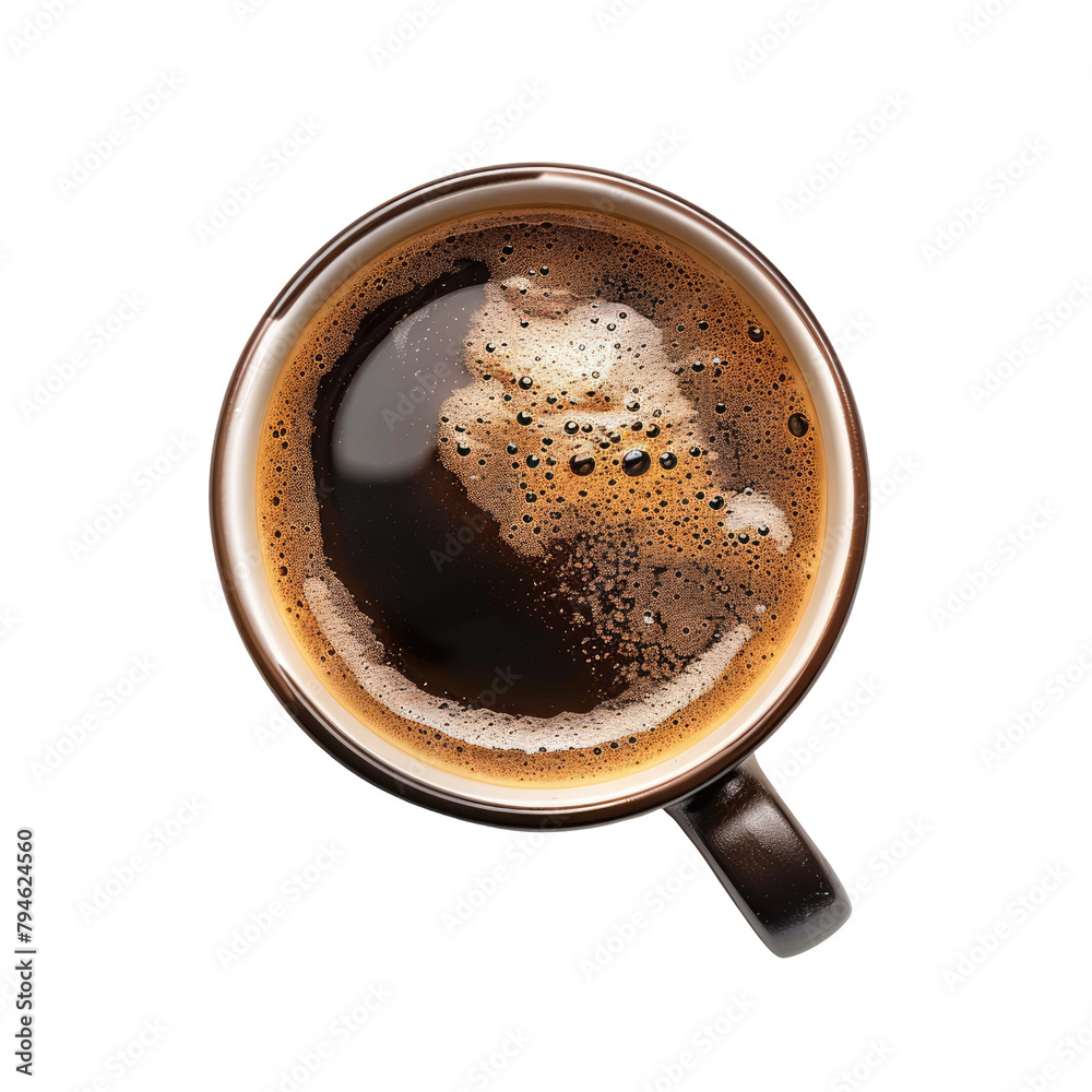 A crisp image featuring brown coffee on a clean transparent background with a precise clipping path ready to be isolated on transparent background A crisp image featuring brown coffee on a clean transparent background with a precise clipping path ready to be isolated on transparent background