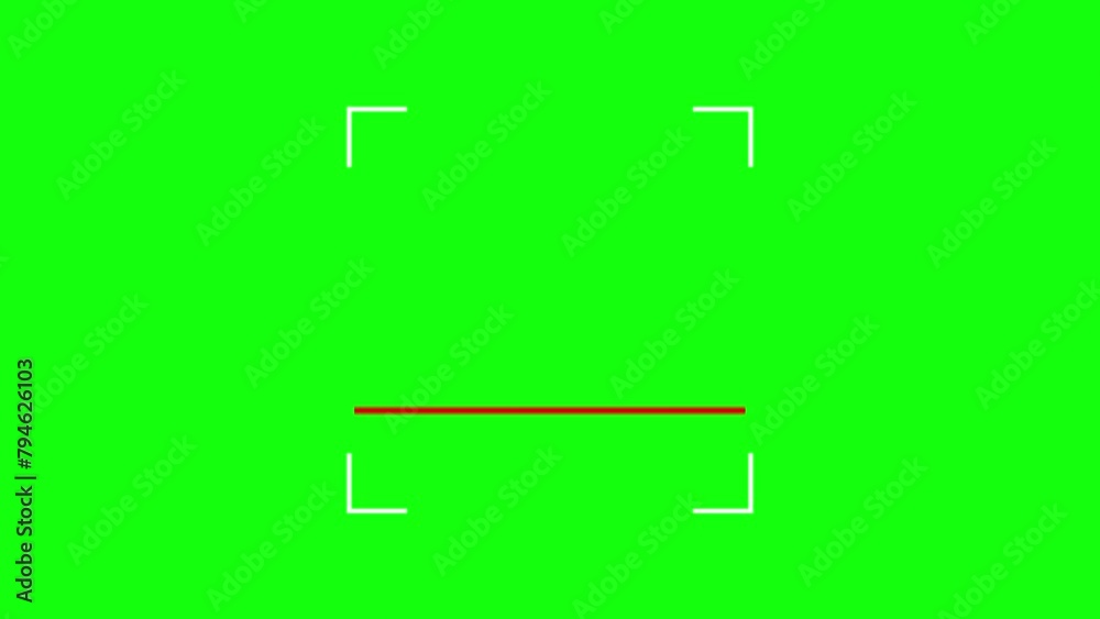 qr code scanner green screen