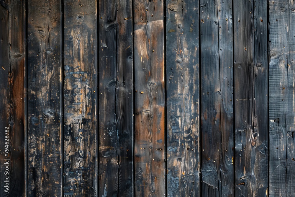 Textured Dark Wood Planks Background Textured Dark Wood Planks Background