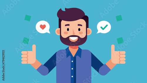 Various indications are being shown vector illustration