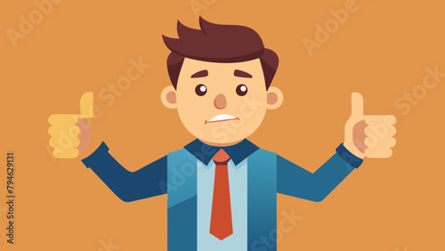 Various indications are being shown vector illustration