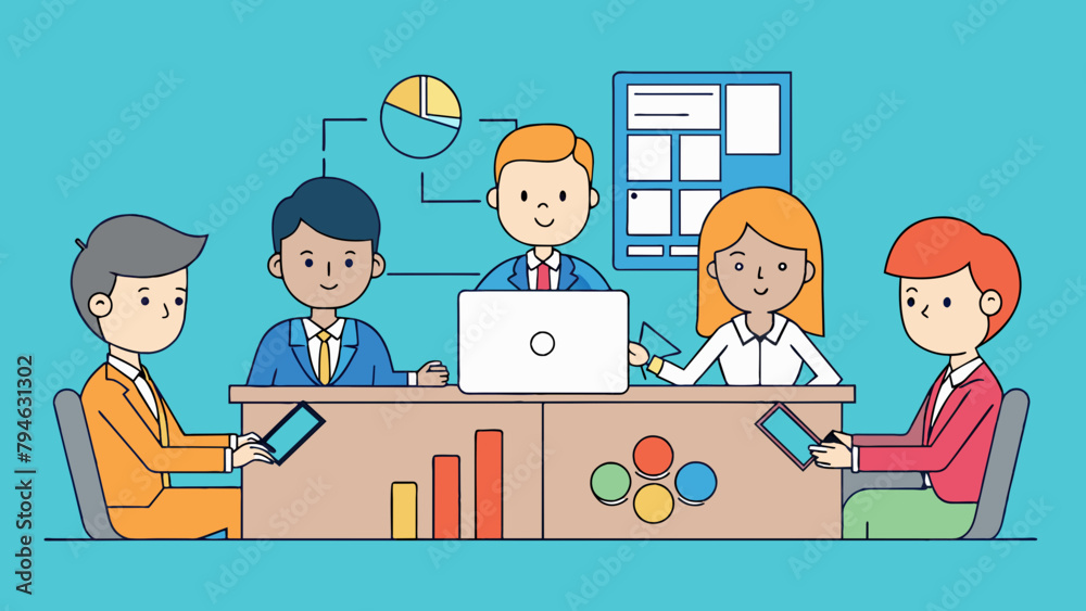 meeting business vector illustration meeting business vector illustration