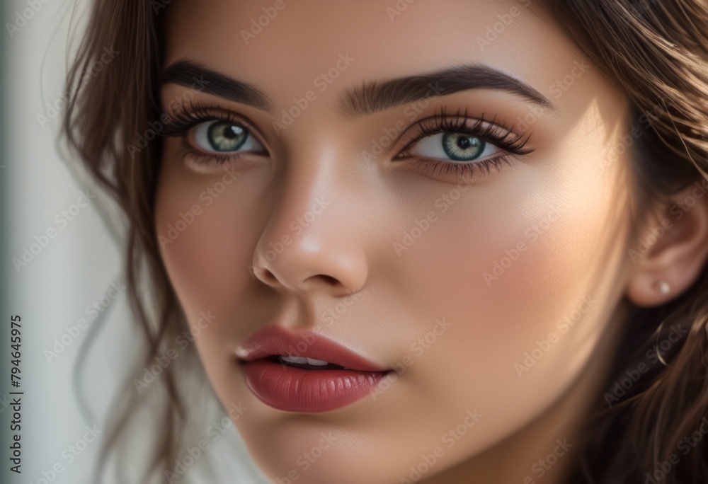 A Portrait Of Breathtakingly Gorgeous, Exotic, Beautiful Woman.
A Portrait Of Breathtakingly Gorgeous, Exotic, Beautiful Woman.