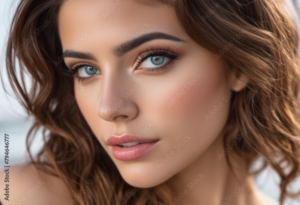 A Portrait Of Breathtakingly Gorgeous, Exotic, Beautiful Woman.
A Portrait Of Breathtakingly Gorgeous, Exotic, Beautiful Woman.