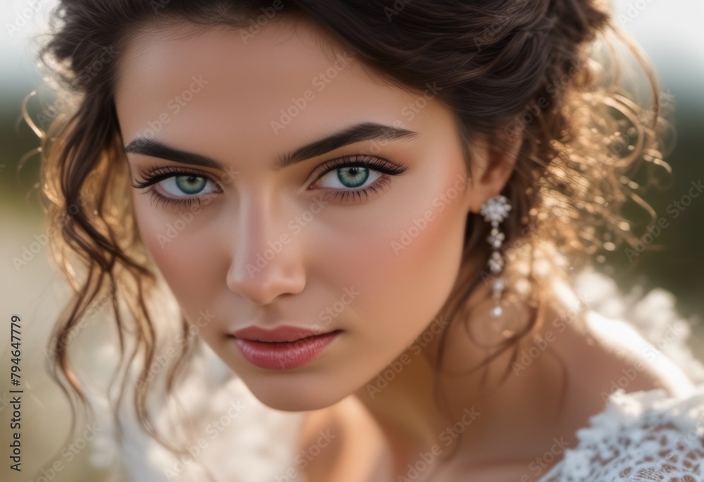 A Portrait Of Breathtakingly Gorgeous, Exotic, Beautiful Woman.
A Portrait Of Breathtakingly Gorgeous, Exotic, Beautiful Woman.