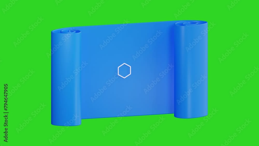 3d animation of blueprint 3d icon with green background, design and development set 3d animation of blueprint 3d icon with green background, design and development set