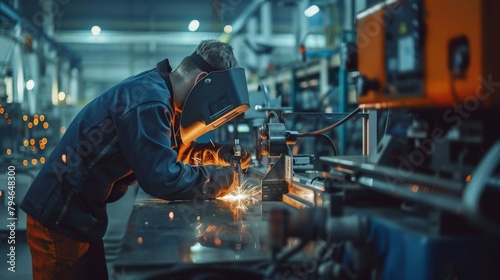 Precision welding in a manufacturing setting