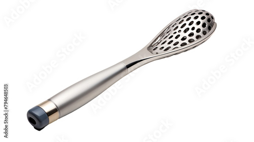 Convenient masher offers sturdy construction and comfortable grip for efficient use. Isolated ON PNG OR Transparent Background OR White Background. photo
