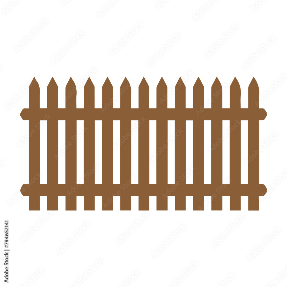 Fence icon set. Simple vector for web design isolated on white background. Fence icon set. Simple vector for web design isolated on white background.