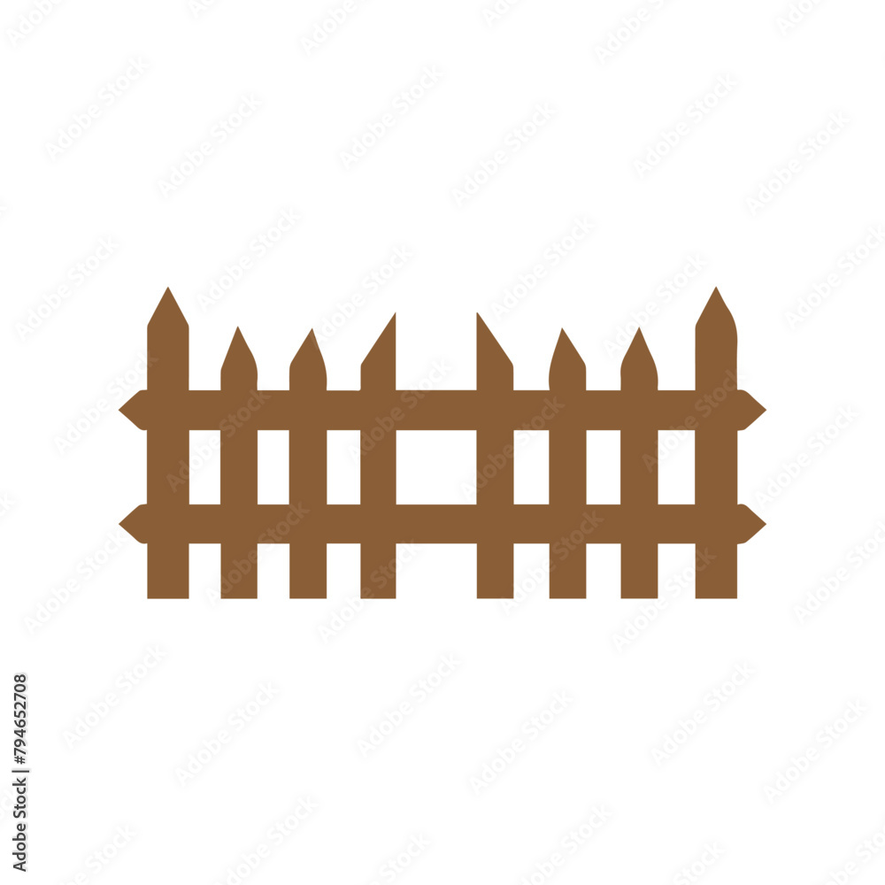Fence icon set. Simple vector for web design isolated on white background. Fence icon set. Simple vector for web design isolated on white background.