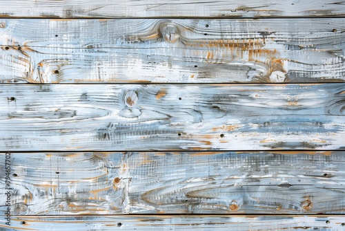 Weathered Blue Wooden Texture