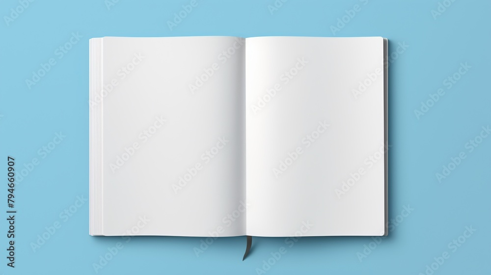 3D Rendering of Opened Blank White A4 Magazine Brochure Mockup
3D Rendering of Opened Blank White A4 Magazine Brochure Mockup