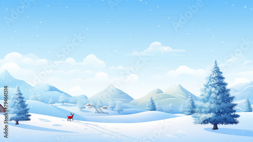 winter mountain landscape © Jack