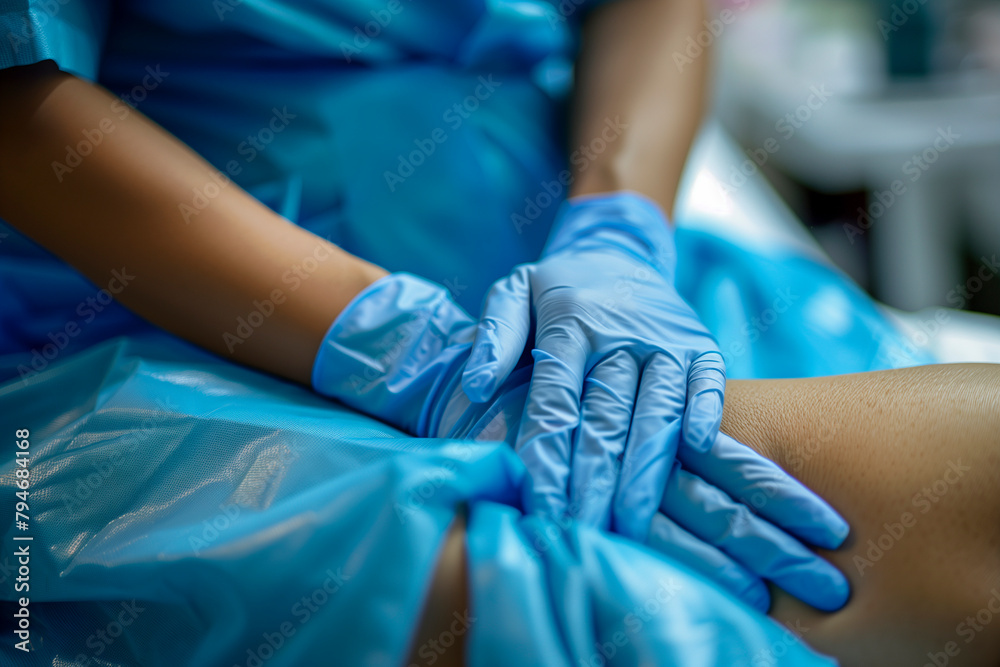 health care. nurse comforting a patient health care. nurse comforting a patient