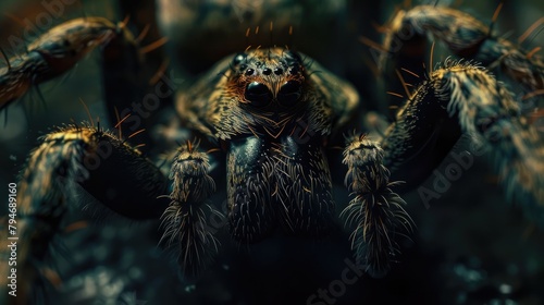 A close-up of a spider, emphasizing the need for pest control and the potential health risks associated with spiders. © Ammar