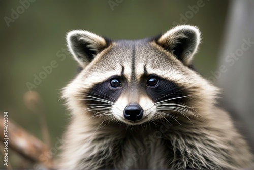 'lotor raccoon procyon months 9 mask animal burglar coon creature domestic expressive expressiveness fur furry isolated on white mammal robber scavenging snout thief' photo