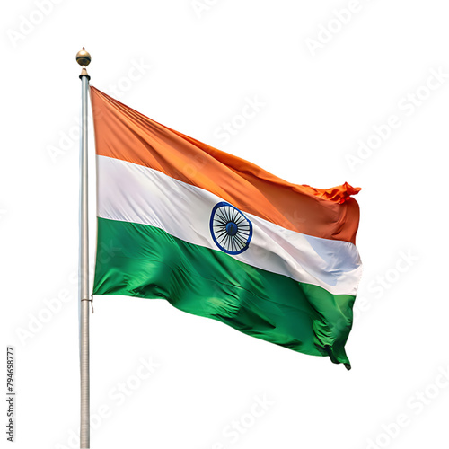 Indian flag transparent background photo