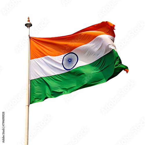 Indian flag transparent background photo