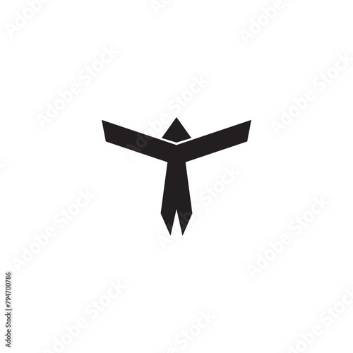 simple bird logo icon design.