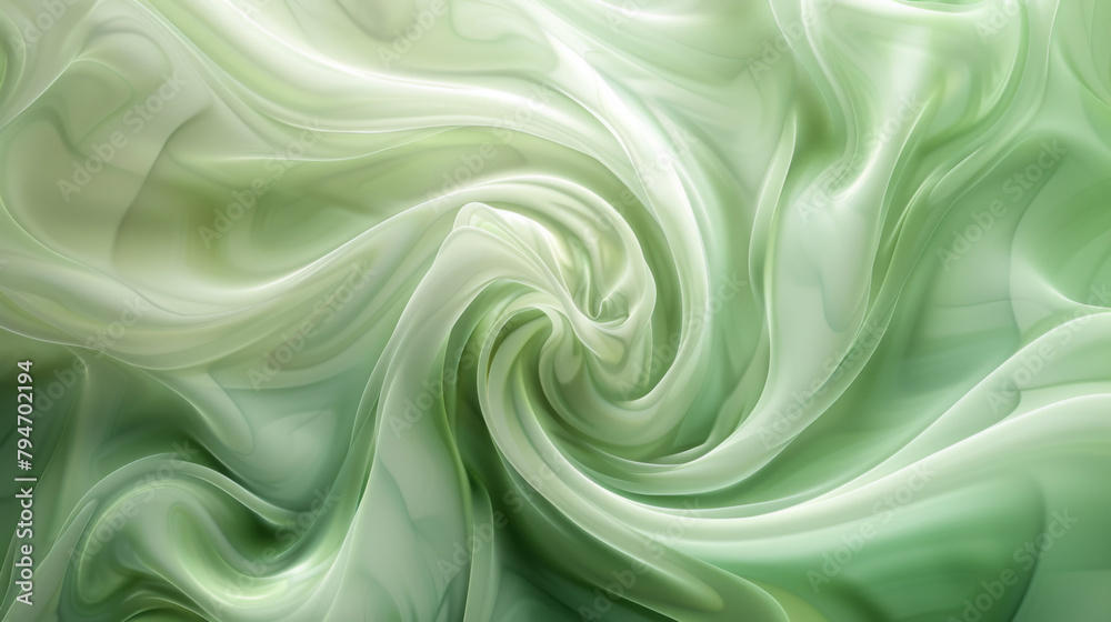 Green flowing abstract shape background wallpaper with a soothing feel Green flowing abstract shape background wallpaper with a soothing feel