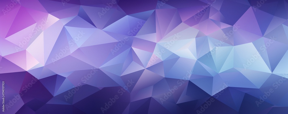 Fototapeta premium A blue and purple polygonal background.