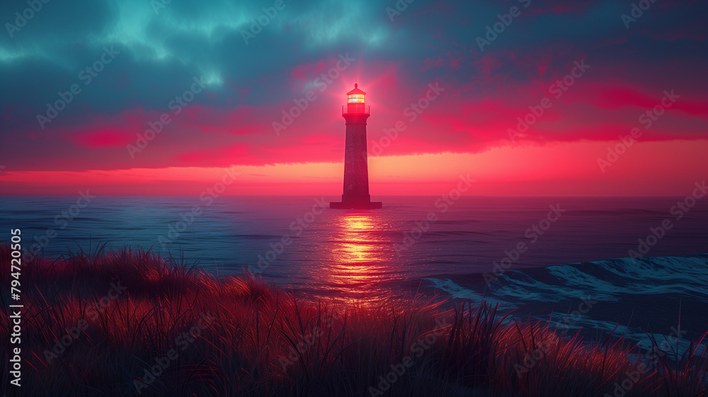 Magical lighthouse, Lighthouse on the coast
