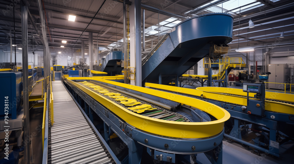 Conveyor Belts and Sorting Machines, photo shot