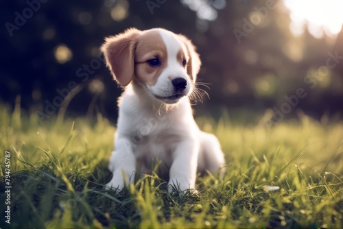 'pet scratching cute puppy dog grass flea scratch itch skin itchy hair animal jack russell terrier nature parasite fur furry funny white' photo
