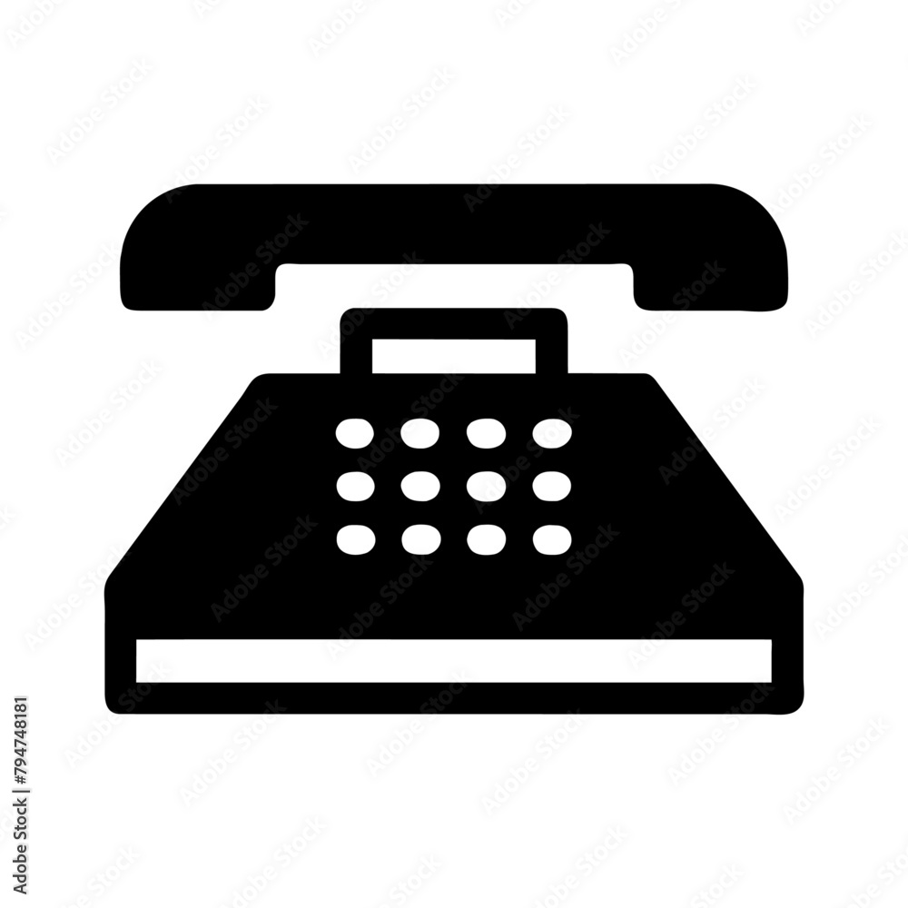 Telephone Icon vector art illustration (16) Telephone Icon vector art illustration (16)