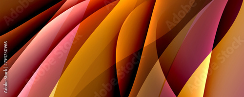A vibrant closeup of a colorful abstract background featuring waves reminiscent of petals in the Rose family. The pattern displays tints and shades, creating a beautiful and sweet visual experience