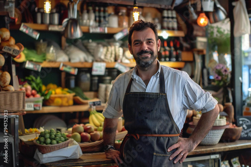 The Chef's Charm: A Portrait of an Artisanal Food Shop Owner