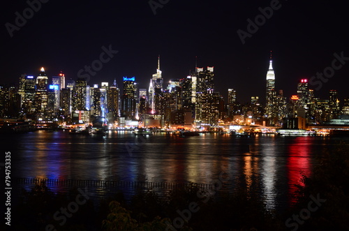 Night skyline Vancouver