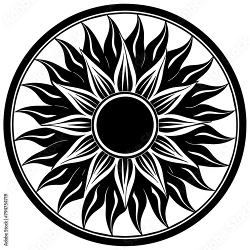 basic ra sun disc symbol - Vector - Vector art - Vector illustration - Vector design - Latest Vector - Ultimate Vector - Premium Vector - Vector pro - Premium illustration