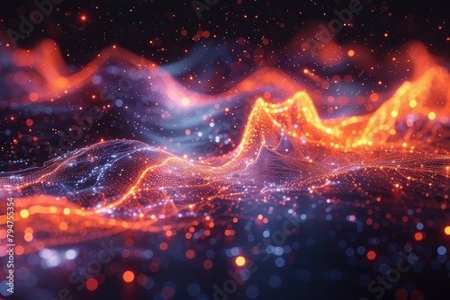 An abstract representation of viral content spread, showing a central video clip radiating outwards with waves of reactions and shares across a digital map photo