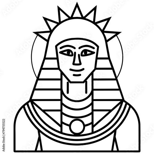  abstract-Ra-solar-deity-icon - Vector - Vector art - Vector illustration - Vector design - Latest Vector - Ultimate Vector - Premium Vector - Vector pro - Premium illustration