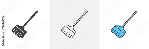 Household Sweeping Tools with Brooms and Mops