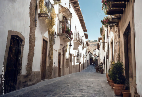 'historic Granada Andalusia Spain Albaycin strict Travel House City Home Building White Architecture Street Europe Spain Skyline Cityscape Tourism Spanish Andalusia Residential Church Granada' photo