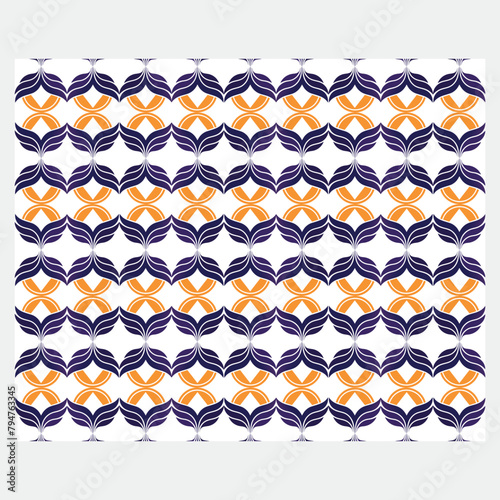 Flat design colorful geometric pattern