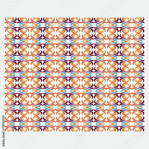 Flat design colorful geometric pattern