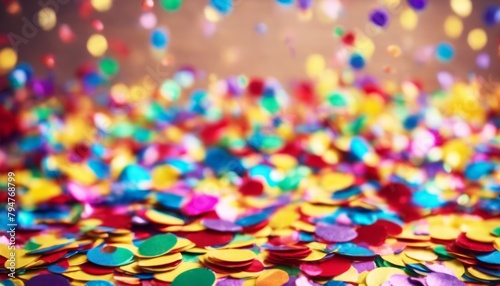 'party background birthday carnival confetti Colorful celebrate baked bakery berliner donut entertainment festival border bow tie card confectionery copy sp'