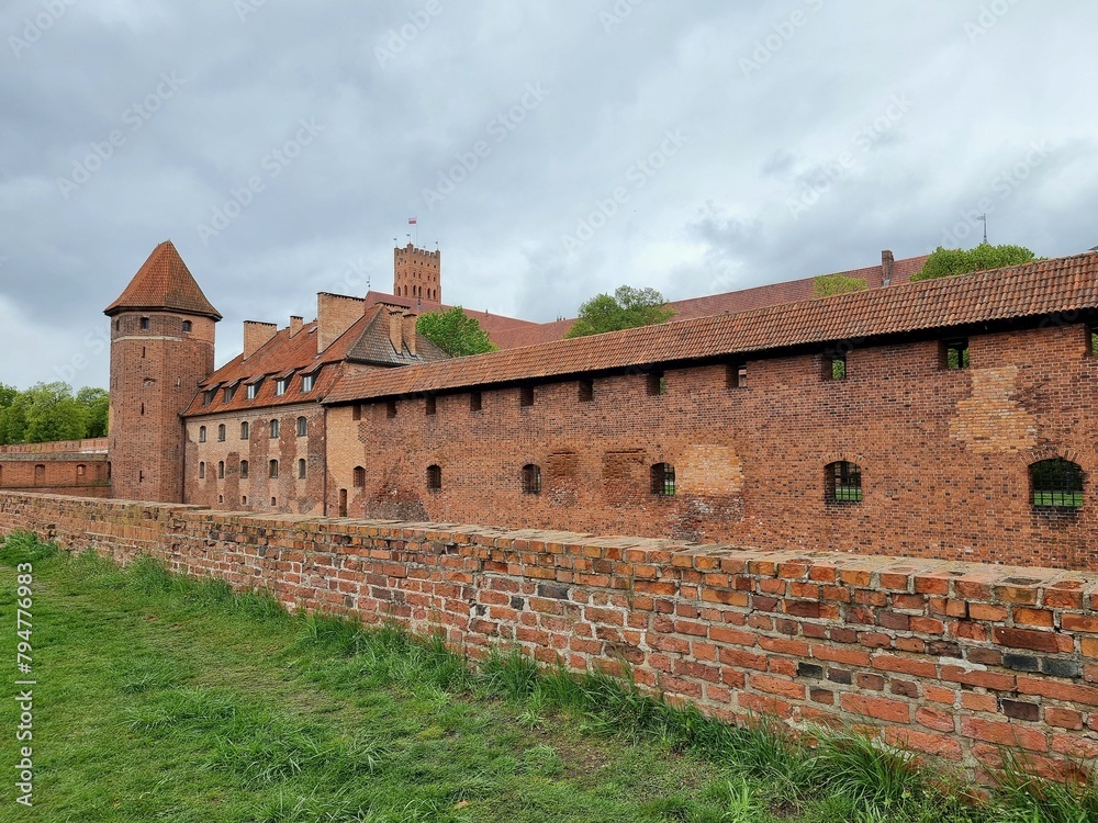 Malbork's defensive fortifications