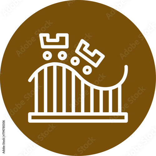 Roller Coaster Icon