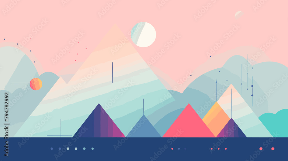 Concept vector illustration of presentation background. Concept vector illustration of presentation background.