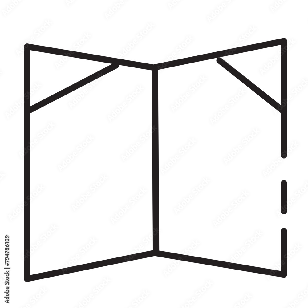 Card Chinese English Line Icon Card Chinese English Line Icon